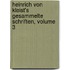 Heinrich Von Kleist's Gesammelte Schriften, Volume 3