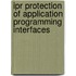 Ipr Protection Of Application Programming Interfaces