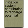 Irrigation System Contribution to Recharge Potential door Muhammad Arshad