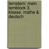 Lernstern: Mein Lernblock 3. Klasse. Mathe & Deutsch by Werner Zenker
