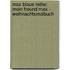 Max Blaue Reihe: Mein Freund Max - Weihnachtsmalbuch