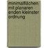 Minimalflächen mit planaren Enden kleinster Ordnung