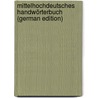 Mittelhochdeutsches Handwörterbuch (German Edition) door Müller Wilhelm