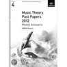 Music Theory Past Paper Model Answers, Abrsm Grade 4 door Associated Board of the Royal Schools of