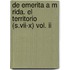 De Emerita A M Rida. El Territorio (s.vii-x) Vol. Ii