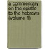 A Commentary on the Epistle to the Hebrews (Volume 1)