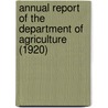 Annual Report of the Department of Agriculture (1920) door Massachusetts. Dept. Of Agriculture