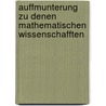 Auffmunterung Zu Denen Mathematischen Wissenschafften door Heinrich Richter