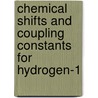 Chemical Shifts and Coupling Constants for Hydrogen-1 by Mukesh Jain
