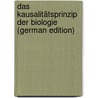 Das Kausalitätsprinzip Der Biologie (German Edition) by Strecker Friedrich
