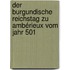 Der Burgundische Reichstag Zu Ambérieux Vom Jahr 501