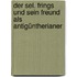 Der sel. Frings und sein Freund als Antigüntherianer