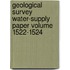 Geological Survey Water-Supply Paper Volume 1522-1524