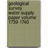 Geological Survey Water-Supply Paper Volume 1739-1740