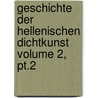 Geschichte der Hellenischen Dichtkunst Volume 2, pt.2 by Georg Heinrich Bode