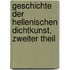 Geschichte der Hellenischen Dichtkunst, zweiter Theil
