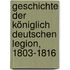 Geschichte der Königlich deutschen Legion, 1803-1816
