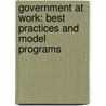 Government at Work: Best Practices and Model Programs door Marc Holzer