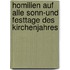 Homilien auf alle Sonn-und Festtage des Kirchenjahres