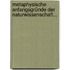 Metaphysische Anfangsgründe Der Naturwissenschaft...