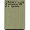 Mittelhochdeutsche Studiengrammatik: Eine Pilgerreise door Michael Graf