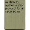 Multifactor Authentication Protocol For A Secured Wsn door Marimuthu Kanagaraj