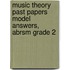 Music Theory Past Papers Model Answers, Abrsm Grade 2