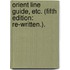 Orient Line Guide, etc. (Fifth edition: re-written.).