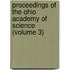 Proceedings of the Ohio Academy of Science (Volume 3)