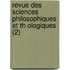 Revue Des Sciences Philosophiques Et Th Ologiques (2)