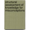 Structural Assessment Of Knowledge For Misconceptions door Gul Shahzad Sarwar