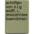 Schriften von O.L.G. Wolff, I., dreizehntes Baendchen