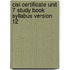 Cisi Certificate Unit 7 Study Book Syllabus Version 12