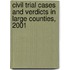 Civil Trial Cases and Verdicts in Large Counties, 2001