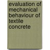 Evaluation Of Mechanical Behaviour Of Textile Concrete door Siphila Mumenya