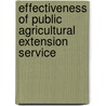 Effectiveness of Public Agricultural Extension Service door Joseph A. Kwarteng