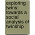 Exploring Twins: Towards a Social Analysis of Twinship