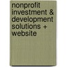 Nonprofit Investment & Development Solutions + Website by Roger Matloff