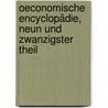 Oeconomische Encyclopädie, neun und zwanzigster Theil door Johann Georg Krünitz