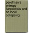 Perelman's Entropy Functionals And No Local Collapsing
