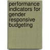 Performance Indicators for Gender Responsive Budgeting door Reina Ichii