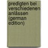 Predigten bei verschiedenen Anlässen (German Edition)
