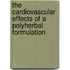 The Cardiovascular Effects Of A Polyherbal Formulation