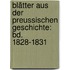 Blätter Aus Der Preussischen Geschichte: Bd. 1828-1831