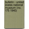 Bulletin - United States National Museum (No. 175 1940) door United States National Museum