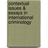 Contextual Issues & Essays In International Criminology door Emmanuel Ashibuogwu