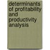 Determinants of Profitability and Productivity Analysis