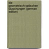 Die Geometrisch-Optischen Täuschungen (German Edition) by Wundt
