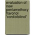 Evaluation of New Pentamethoxy Flavonol 'Cordiofolinol'