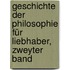 Geschichte der Philosophie für Liebhaber, zweyter Band